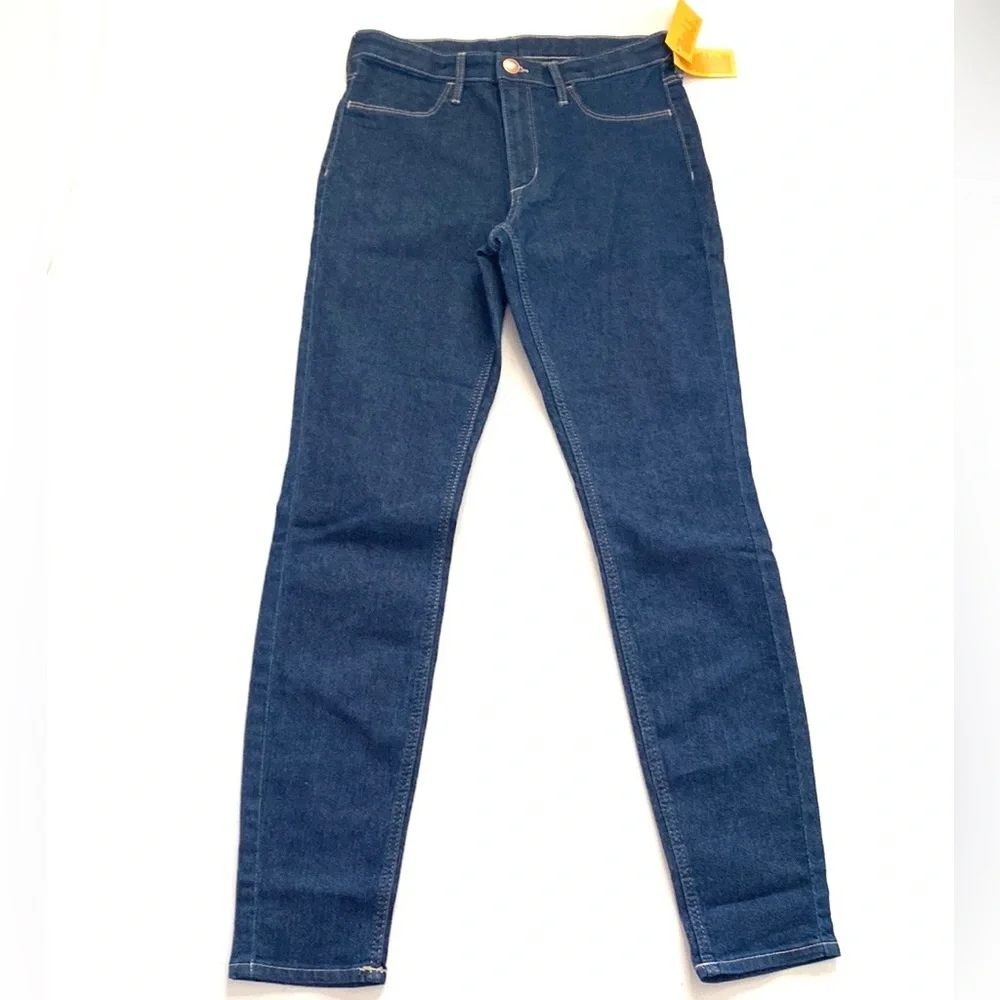 (B26) Denim‎ dark blue skinny jeans. Size 12, NWT
